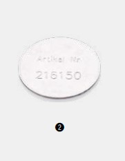 retention discs stainless steel 36.5x1.5 (for splitex) 87 .pcs
