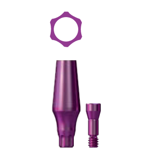 Copa sky titanium abutment straight (0')